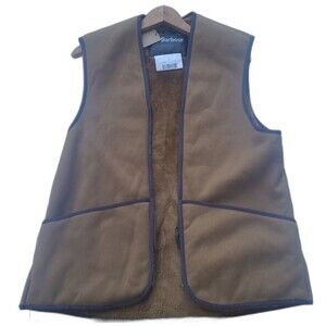 Vintage Barbour Reversible Vest Warm Pile Lining